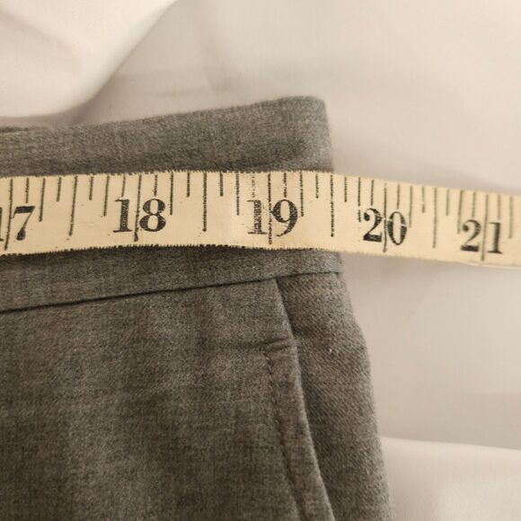 J Crew Mens 36x32 Gray Grey Flat Front Bedford Cotton Dress Pants - Picture 5 of 7